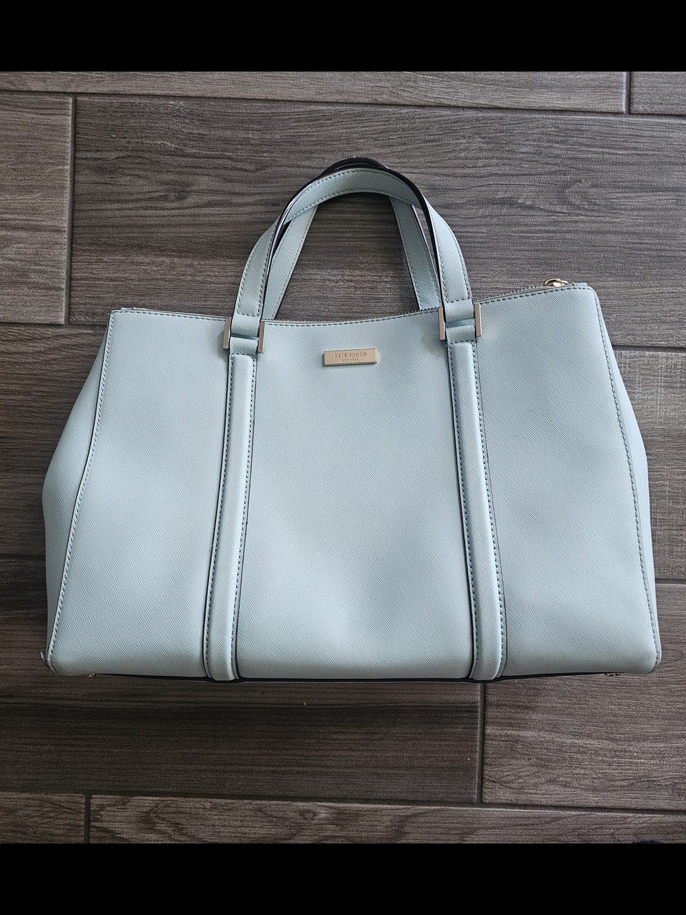 kate spade Pale Blue Structured Satchel Handbag